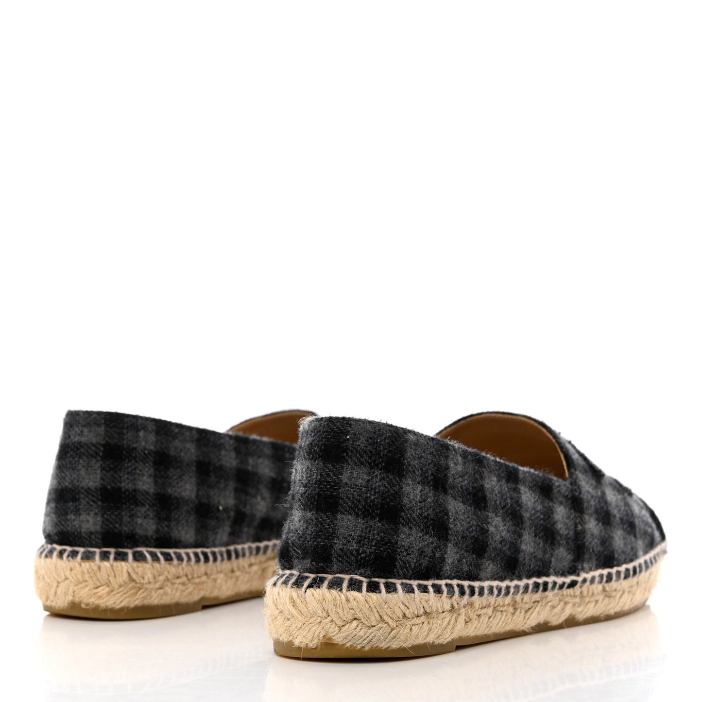 Flannel CC Espadrilles 41 Black Grey