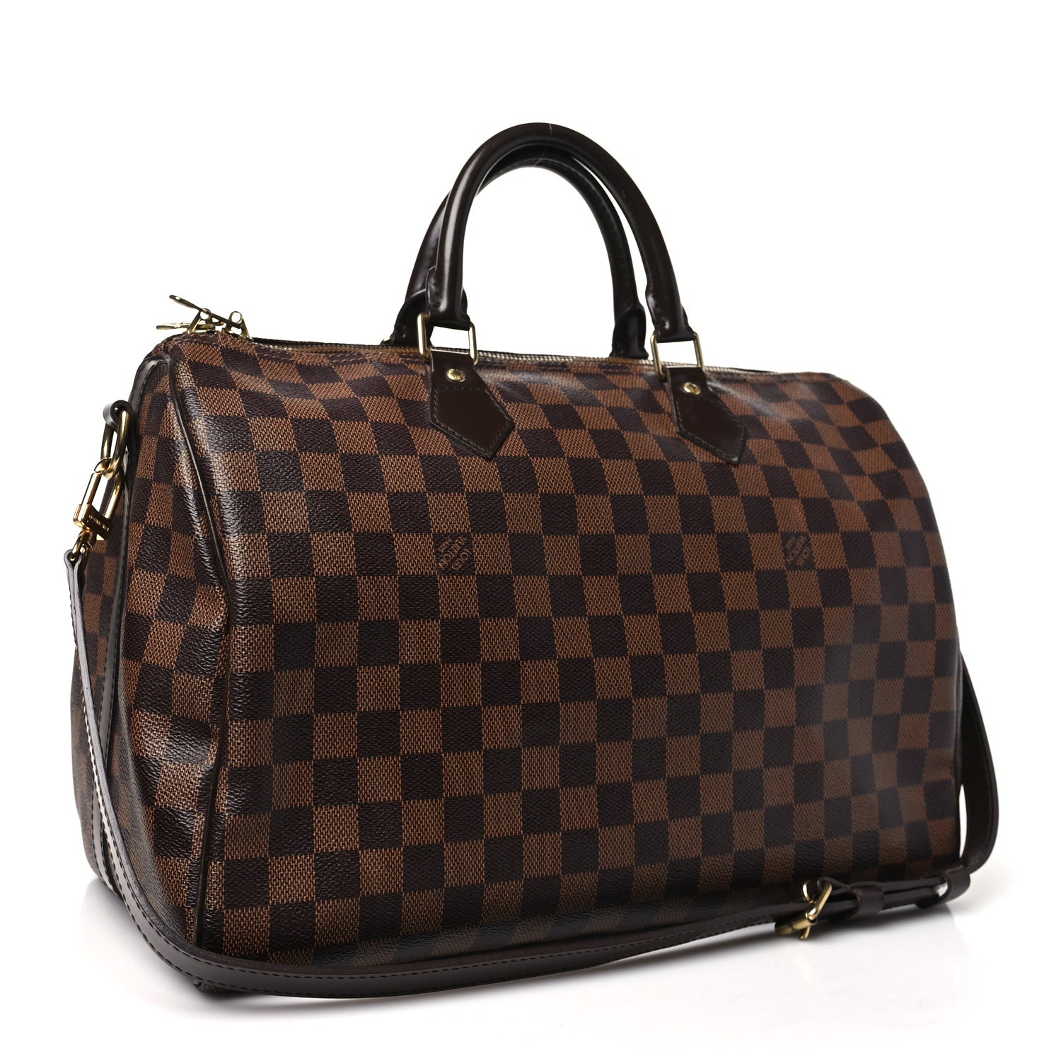 Louis Vuitton Damier Ebene Speedy Bandouliere 35 3 of 9