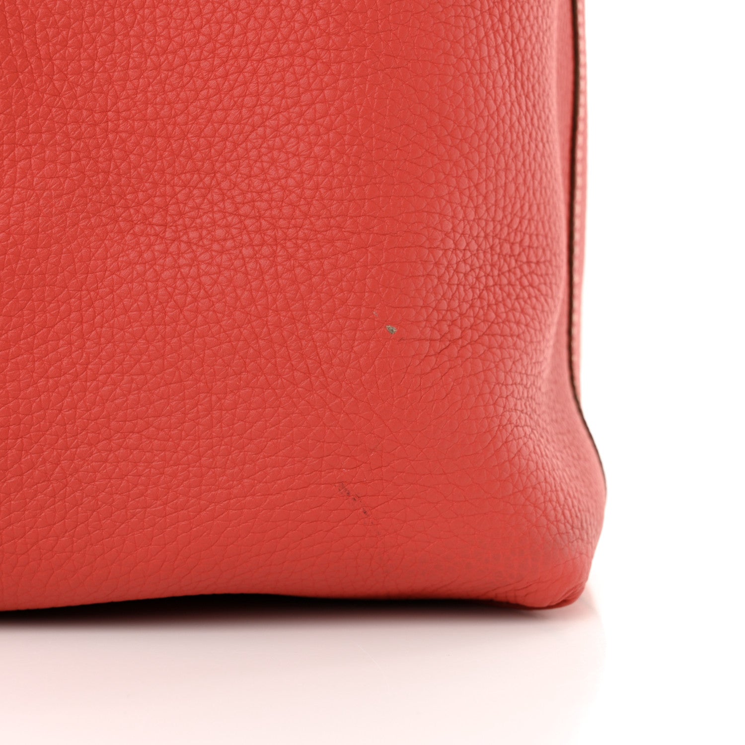 Hermes Taurillon Clemence Double Sens Reversible Tote 36 Sanguine Rose Jaipur 19 of 21