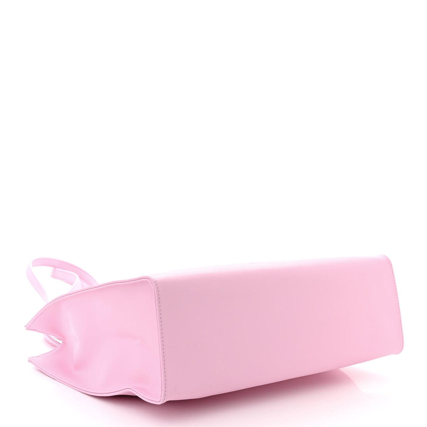 Vegan Leather Medium Shopping Bag Bubblegum