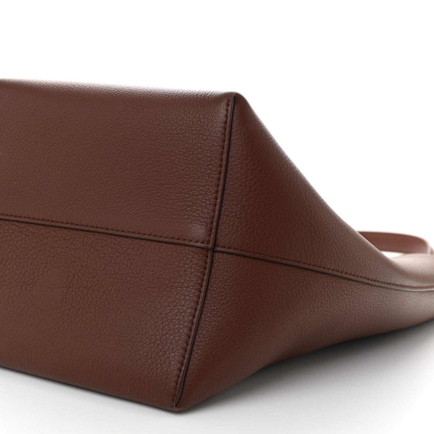 Grained Calfskin Medium N/S Park Tote Cognac