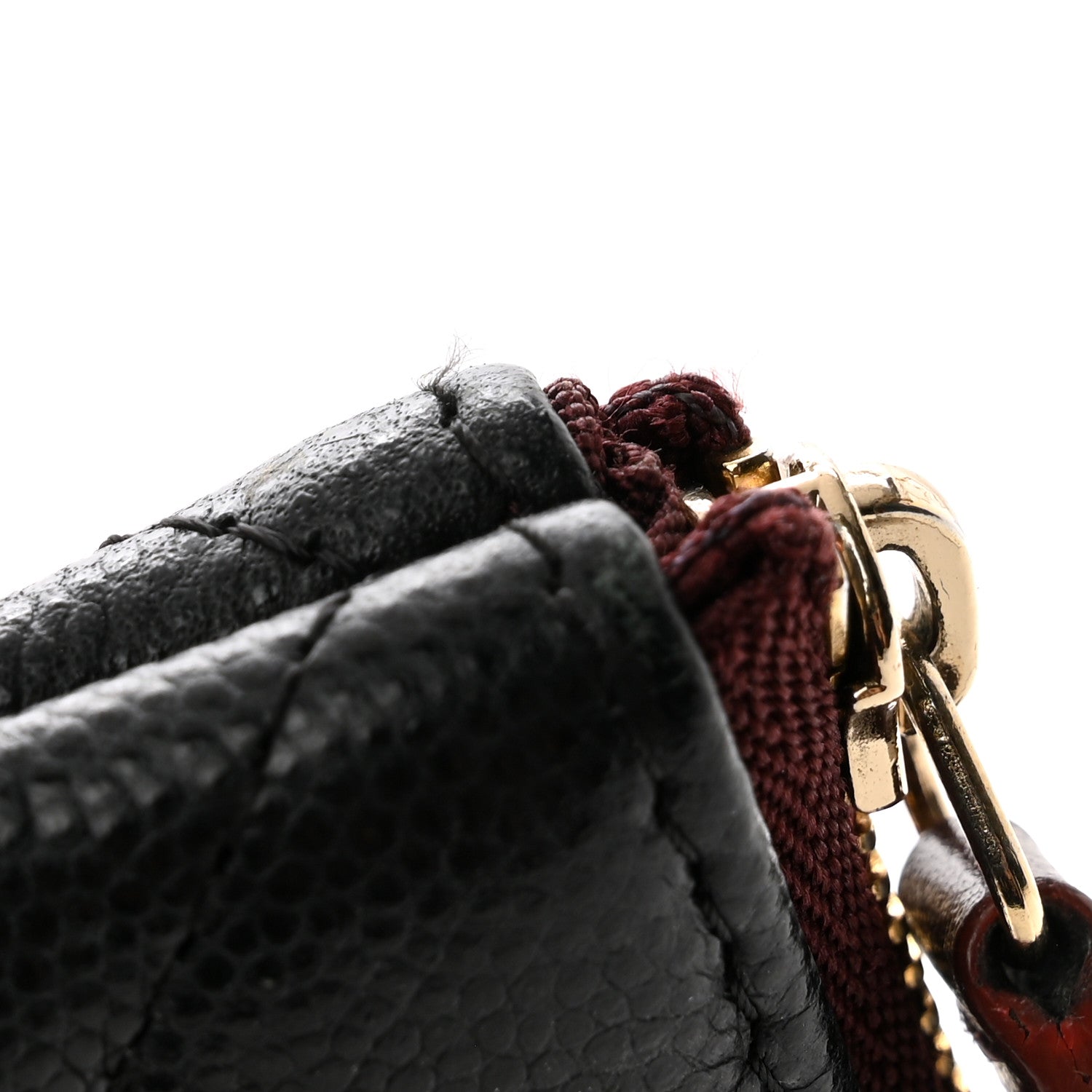 Chanel Caviar Quilted Medium Cosmetic Case Black 9 of 11