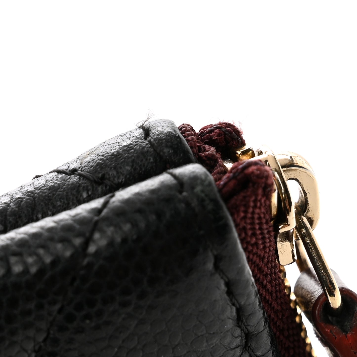 Caviar Quilted Medium Cosmetic Case Black