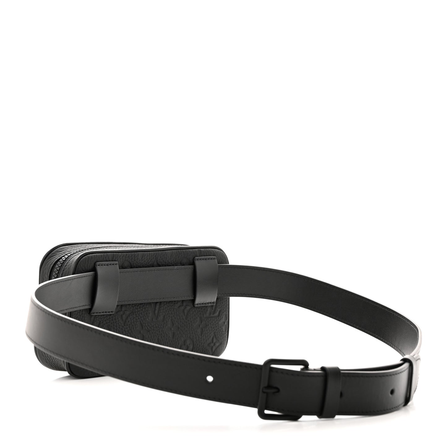 Taurillon Monogram Uniformes Solar Ray Soft Pochette Volga Belt Bag Black
