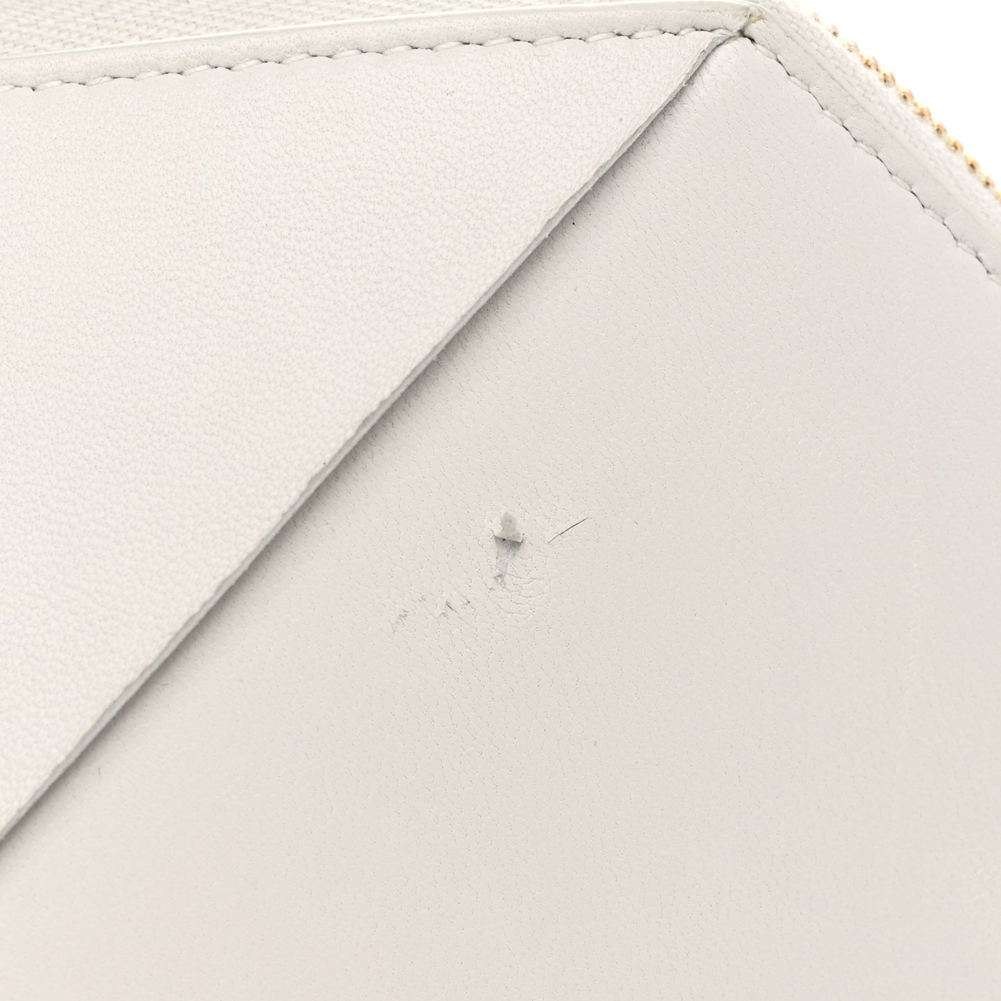 Nappa Maxi Intrecciato Hexagon Belt Bag White
