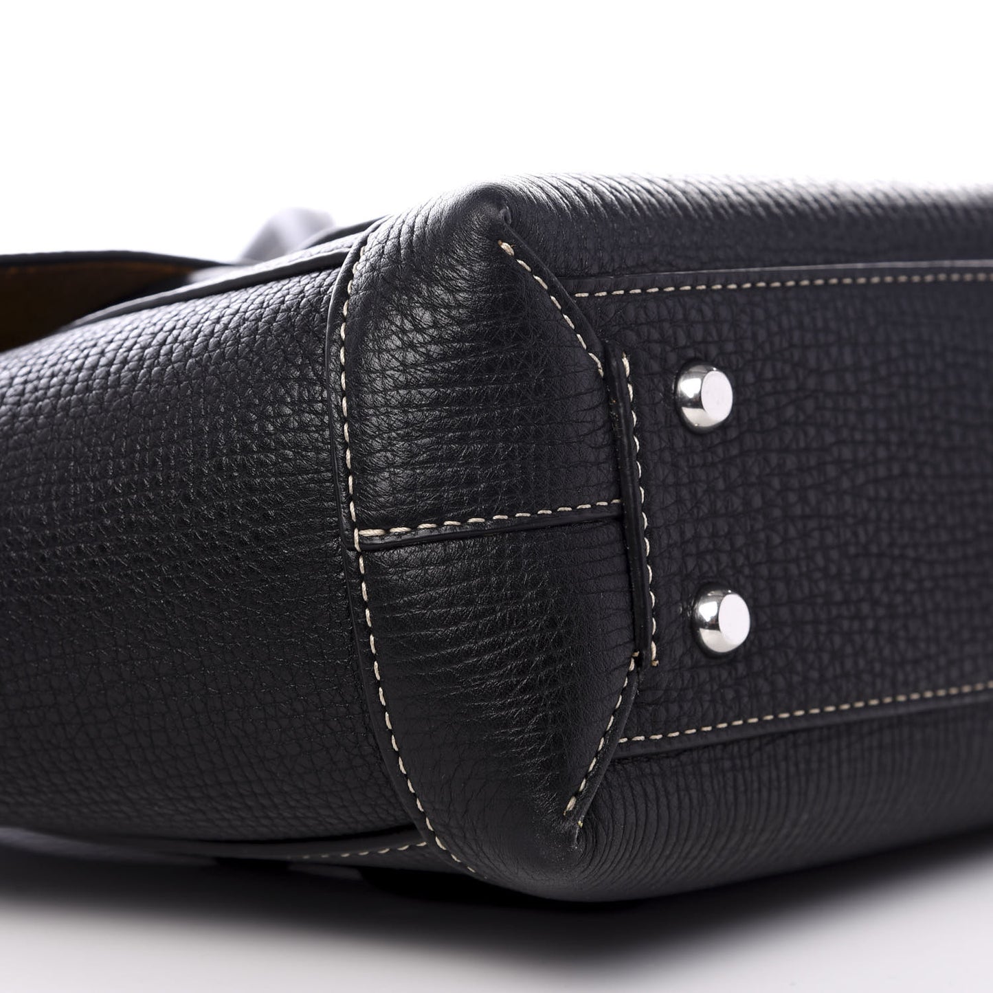 Grainy Calfskin Small Arco Black