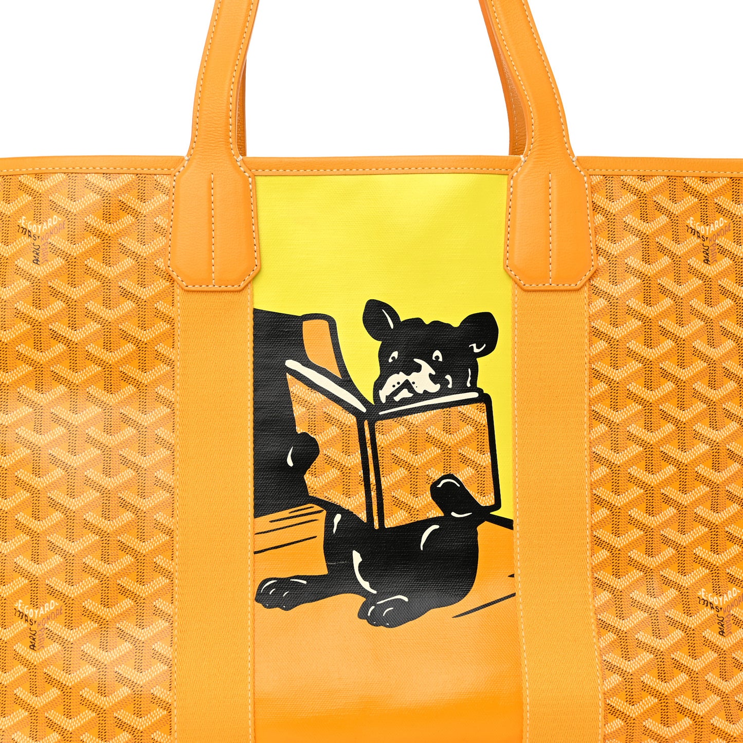 Goyardine Villette Tote Yellow