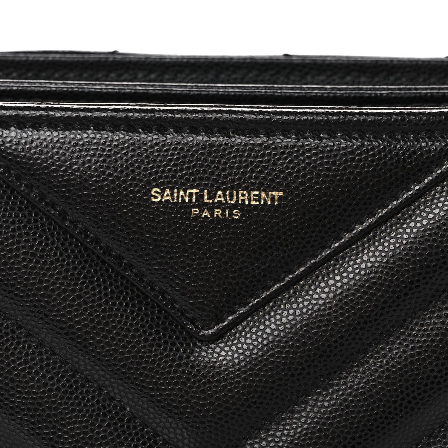 Saint Laurent Grain De Poudre Matelasse Chevron Small Tribeca Shopping Bag Black 10 of 11