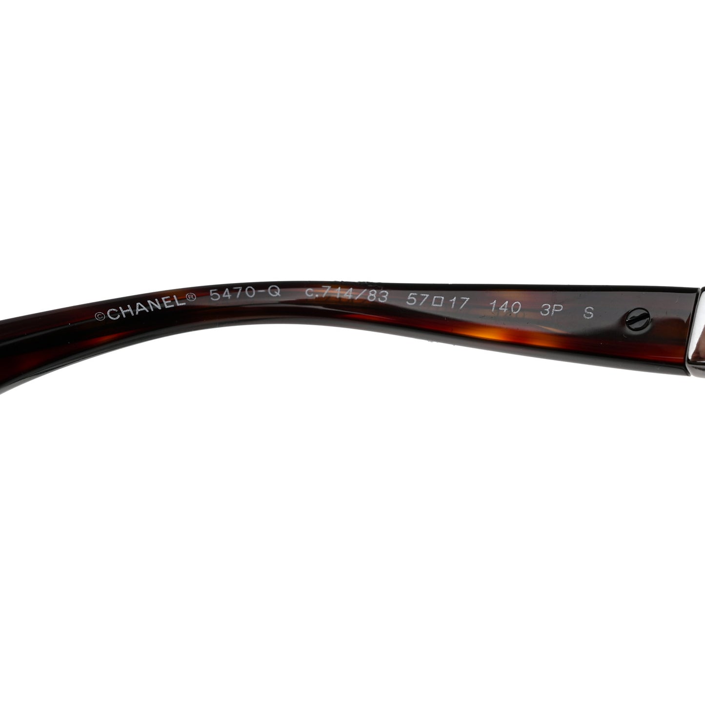 Acetate Chain Sunglasses 5470-Q-A Dark Havana