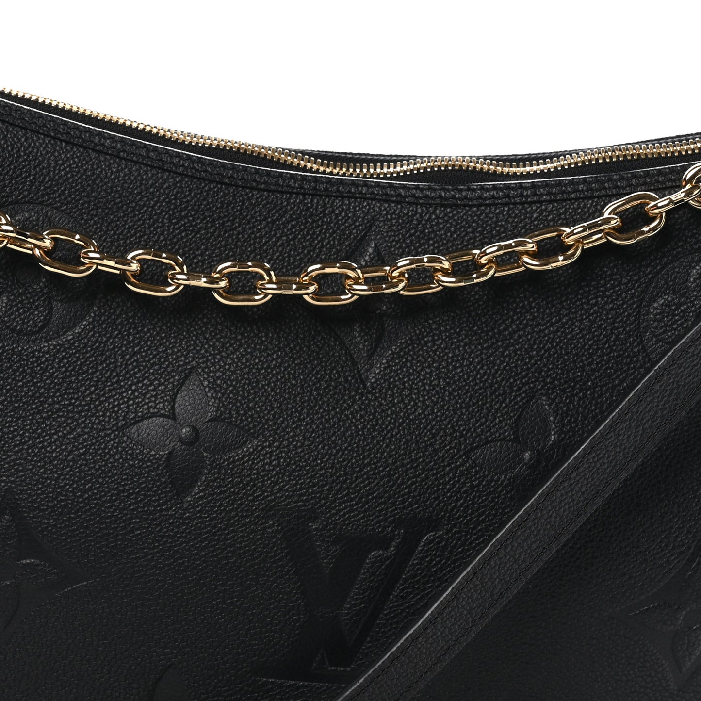 Empreinte Monogram Giant Loop Hobo Black