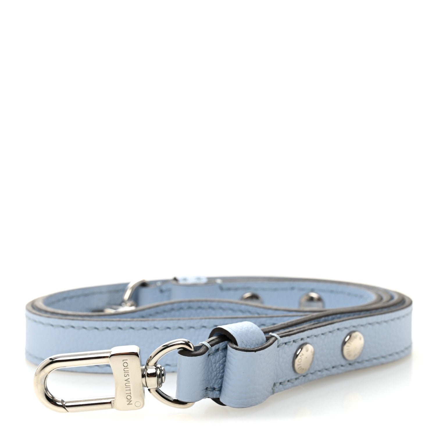 Louis Vuitton Calfskin Adjustable Strap Light Blue 1855465