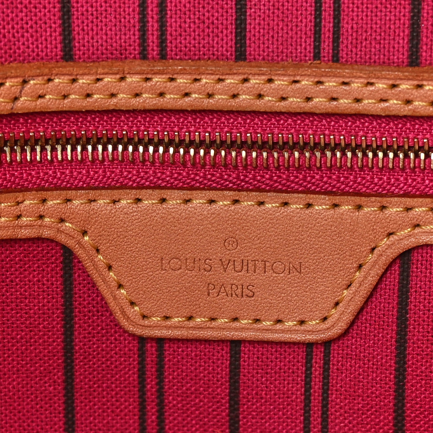 LOUIS VUITTON Monogram Neo Neverfull MM Fuchsia