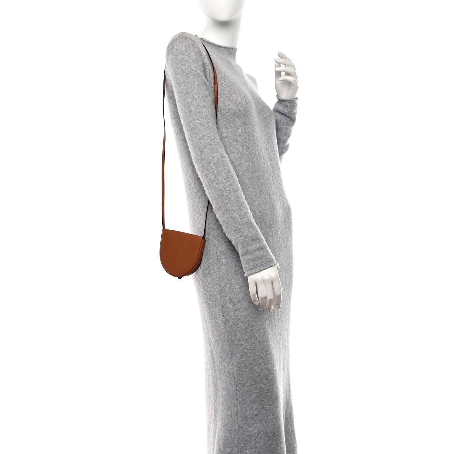 Loewe Soft Calfskin Small Heel Bag Tan 3 of 8