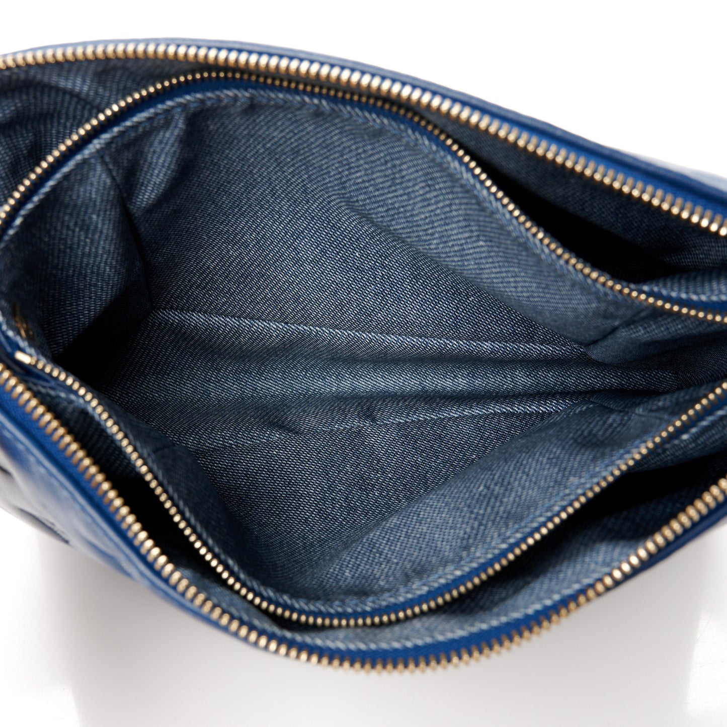 Lambskin Embossed Monogram Coussin PM Denim Blue
