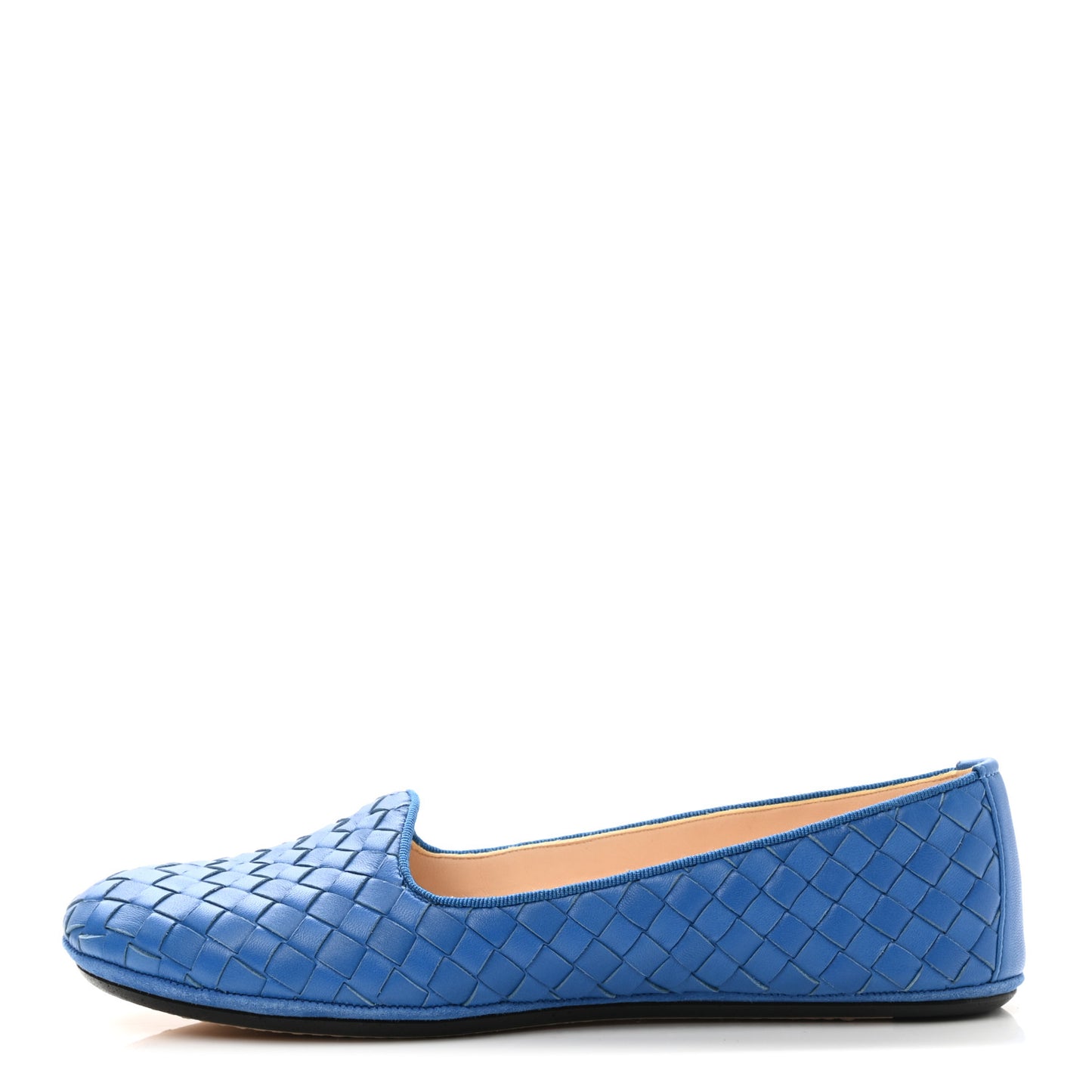 Nappa Intrecciato Flats 36.5 Bleuette