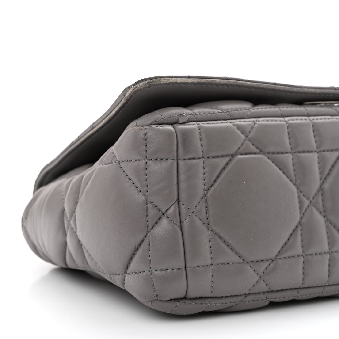 Calfskin Macrocannage Medium Caro Bag Iron Grey