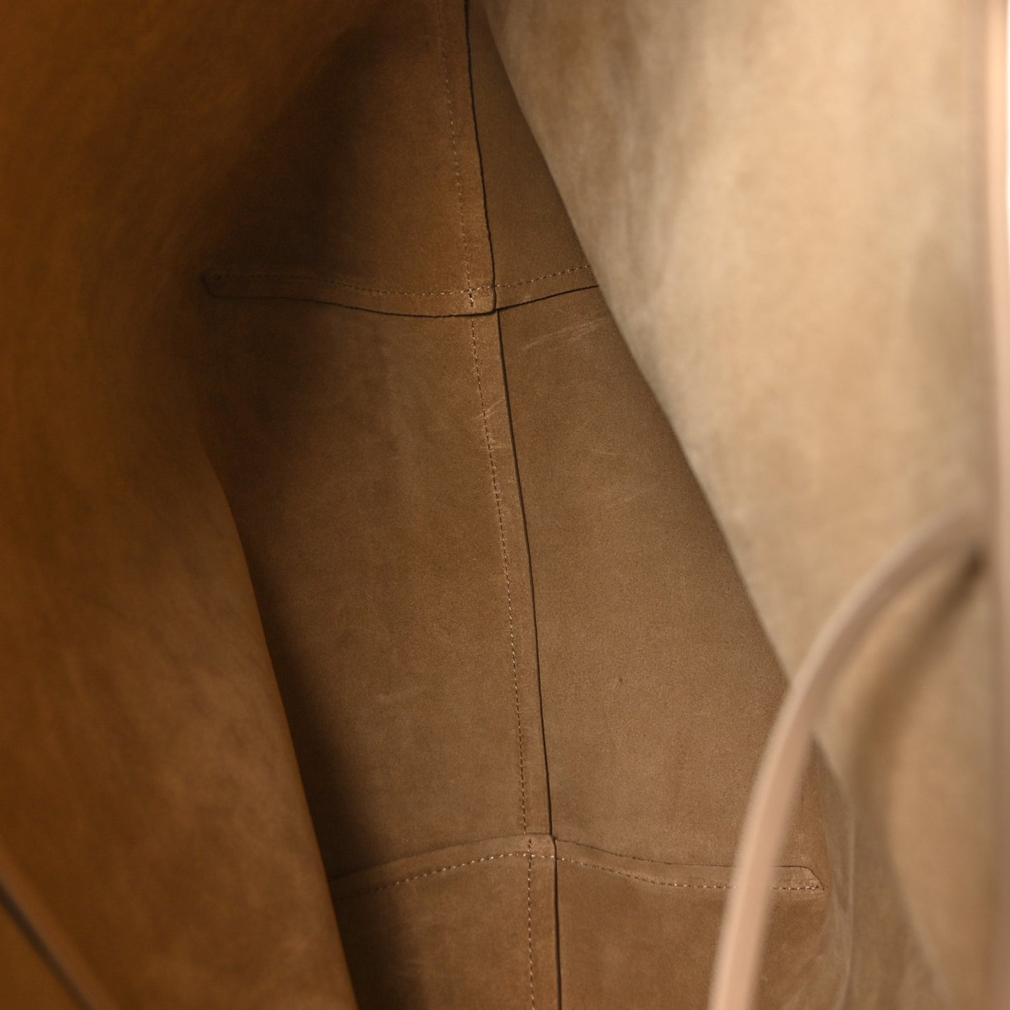 Grained Calfskin Large N/S Park Tote Dune