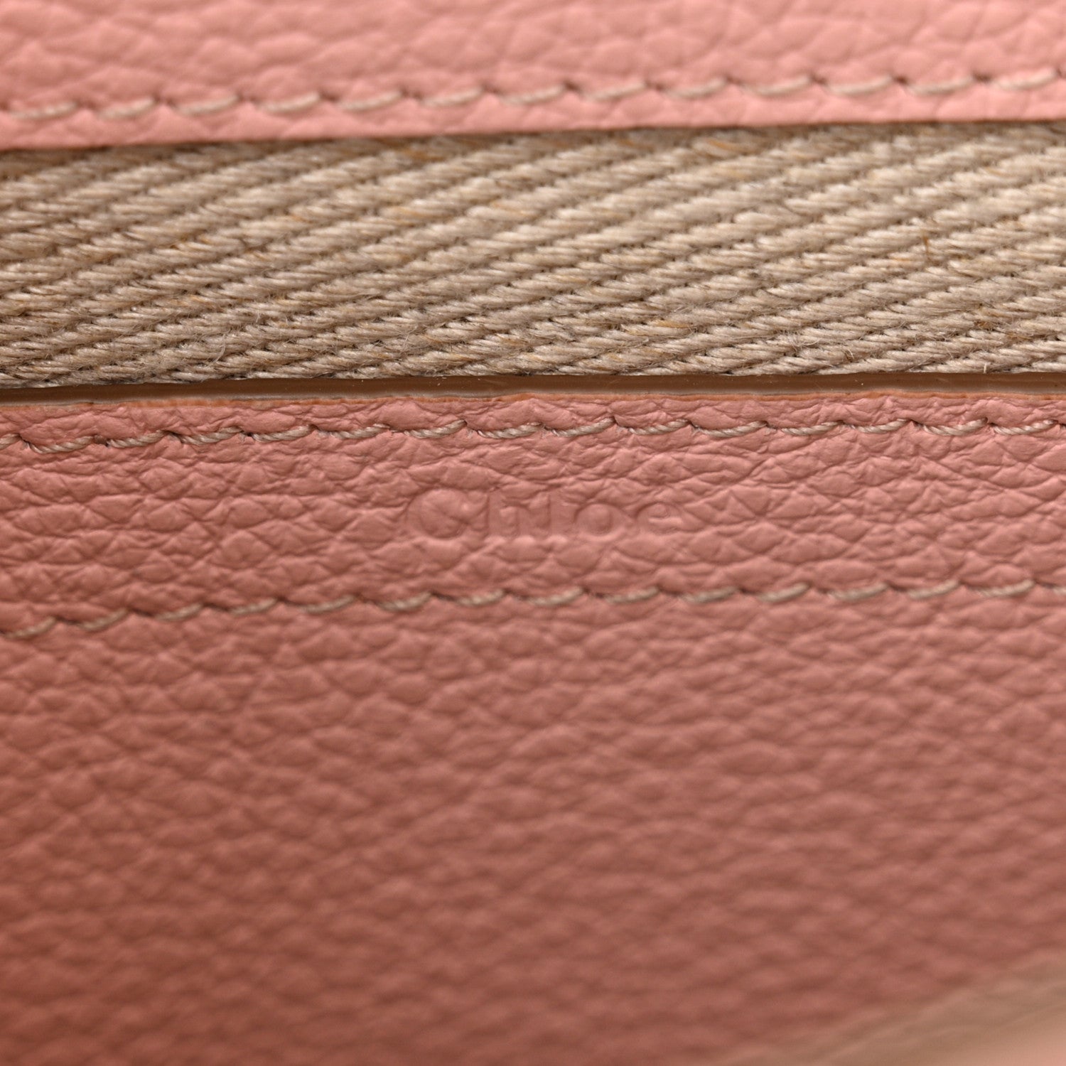 Chloe Grained Calfskin Small Marcie Saddle Bag Blossom Pink 6 of 12