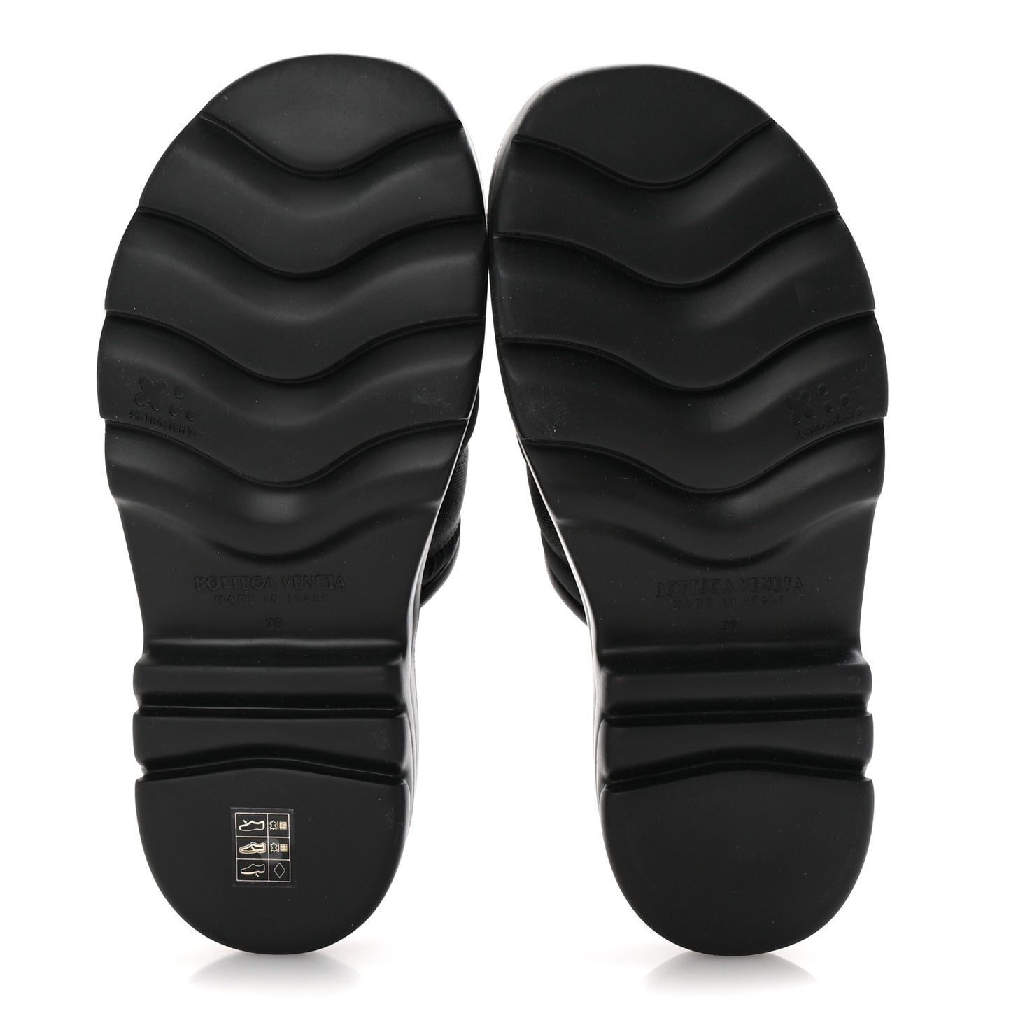 Nappa Flash 45mm Flat Sandals 39 Black