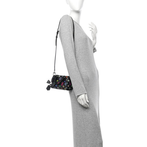 LV X TM Monogram Multicolor Nano Speedy Black