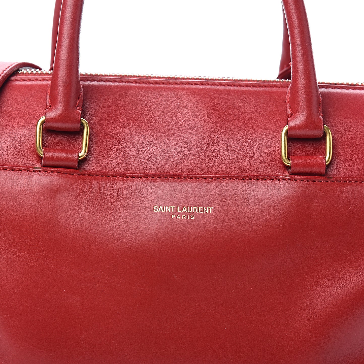 Calfskin Classic Baby Duffle Red