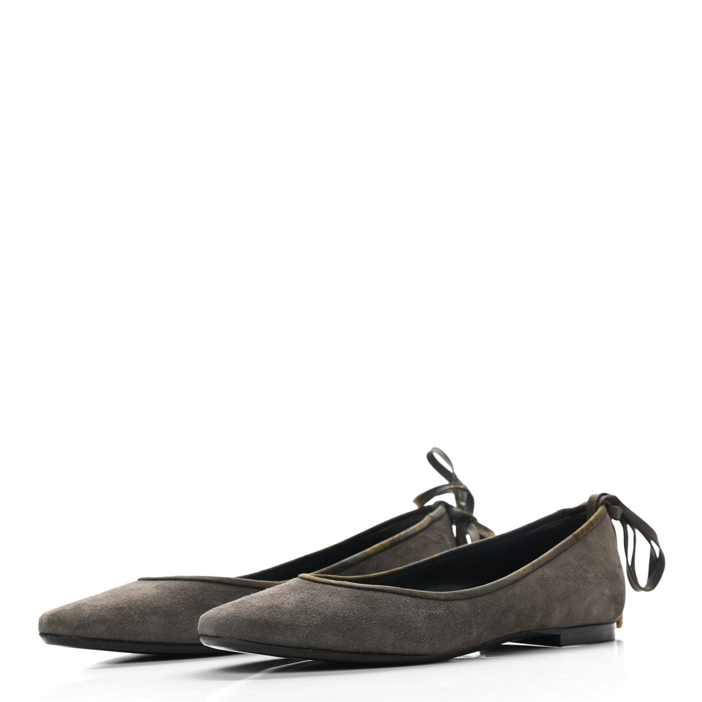 Suede Flats 36 Grey