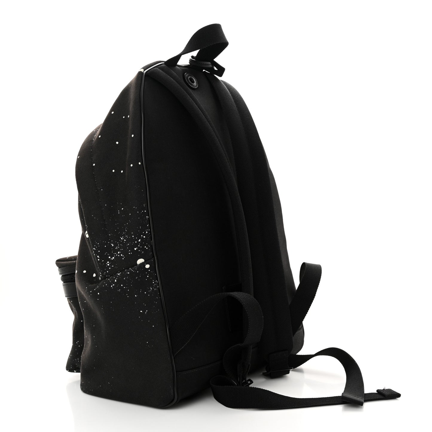 Canvas City Backpack Black White