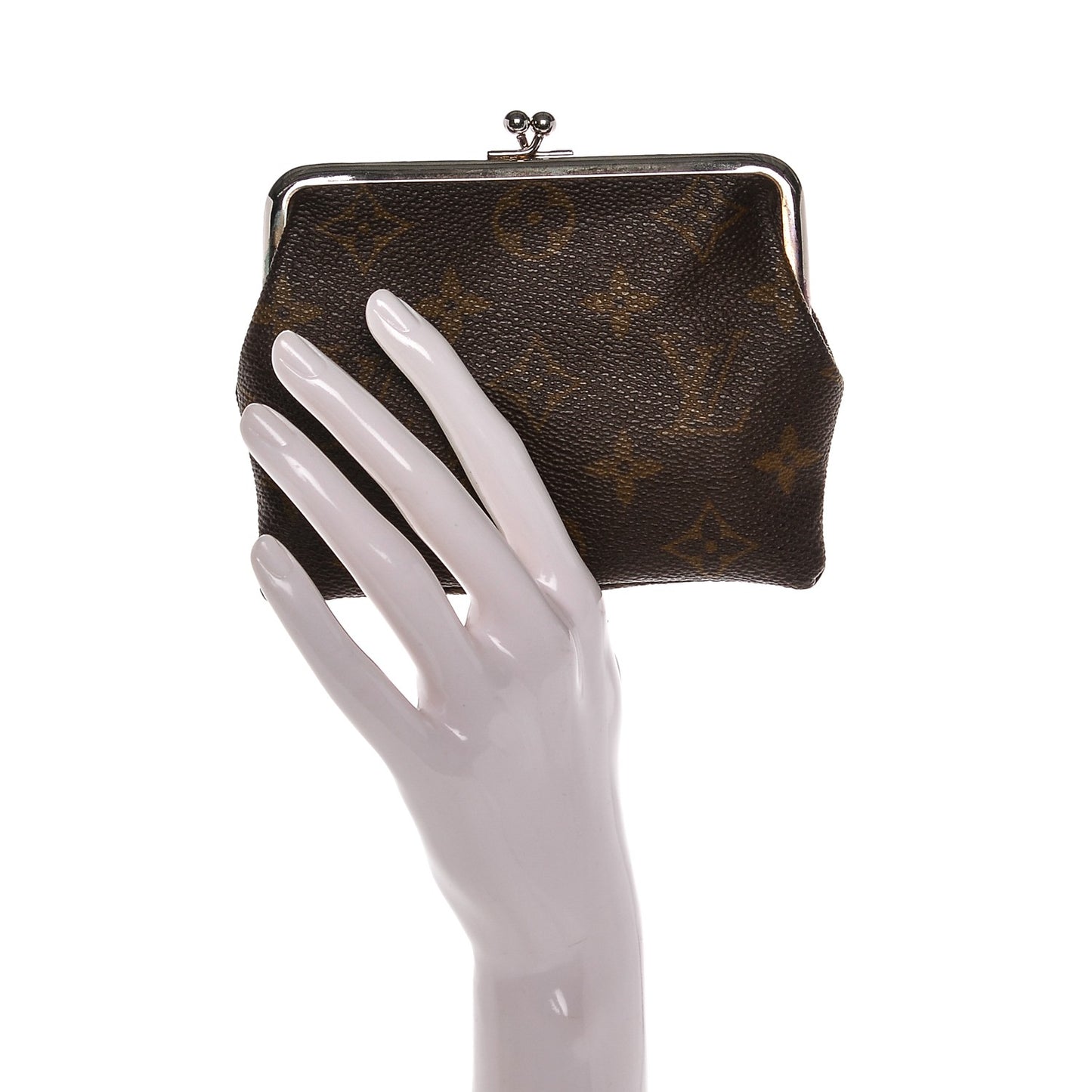 Monogram Kisslock Coin Purse