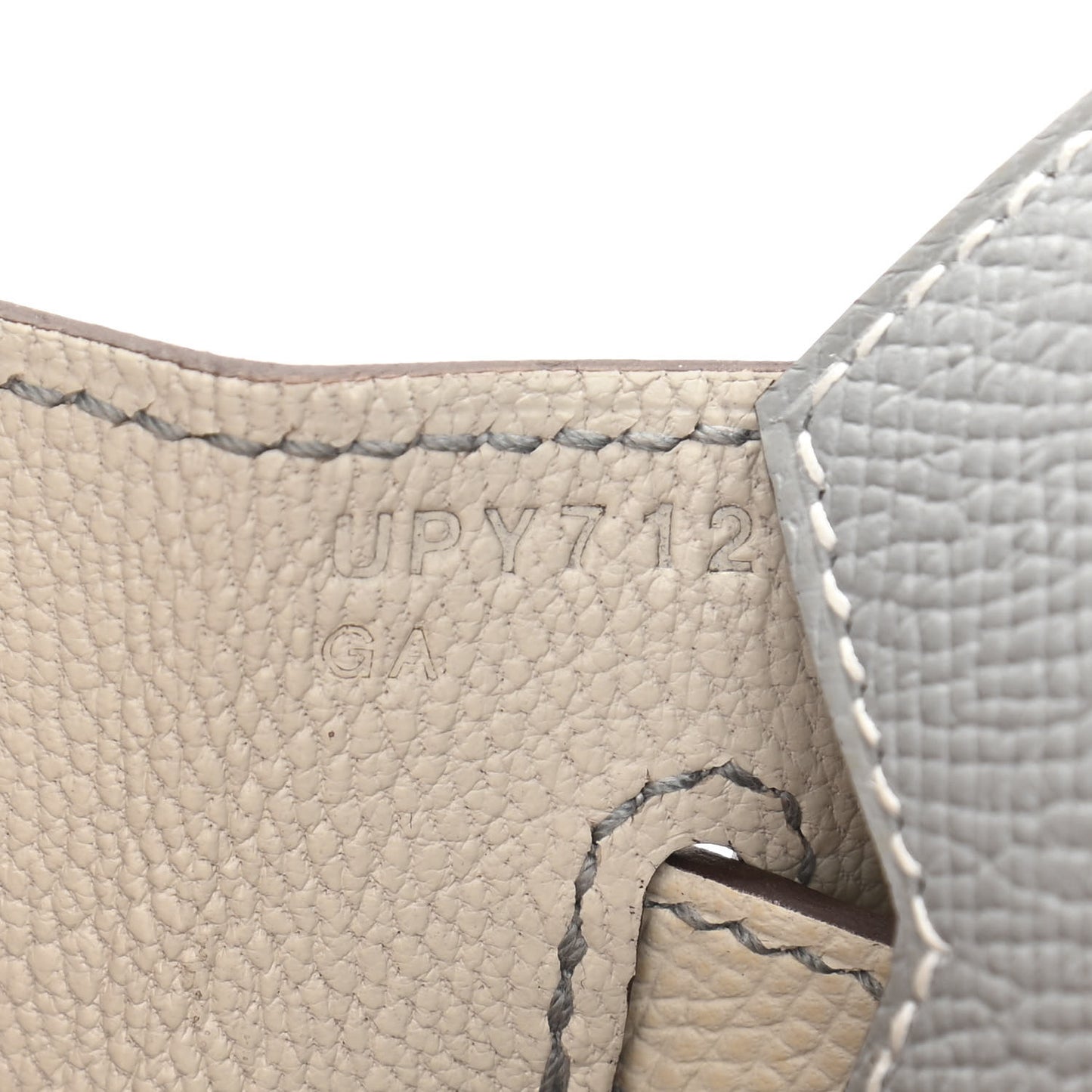 Epsom Horseshoe Birkin Sellier 25 Bleu Glacier Nata