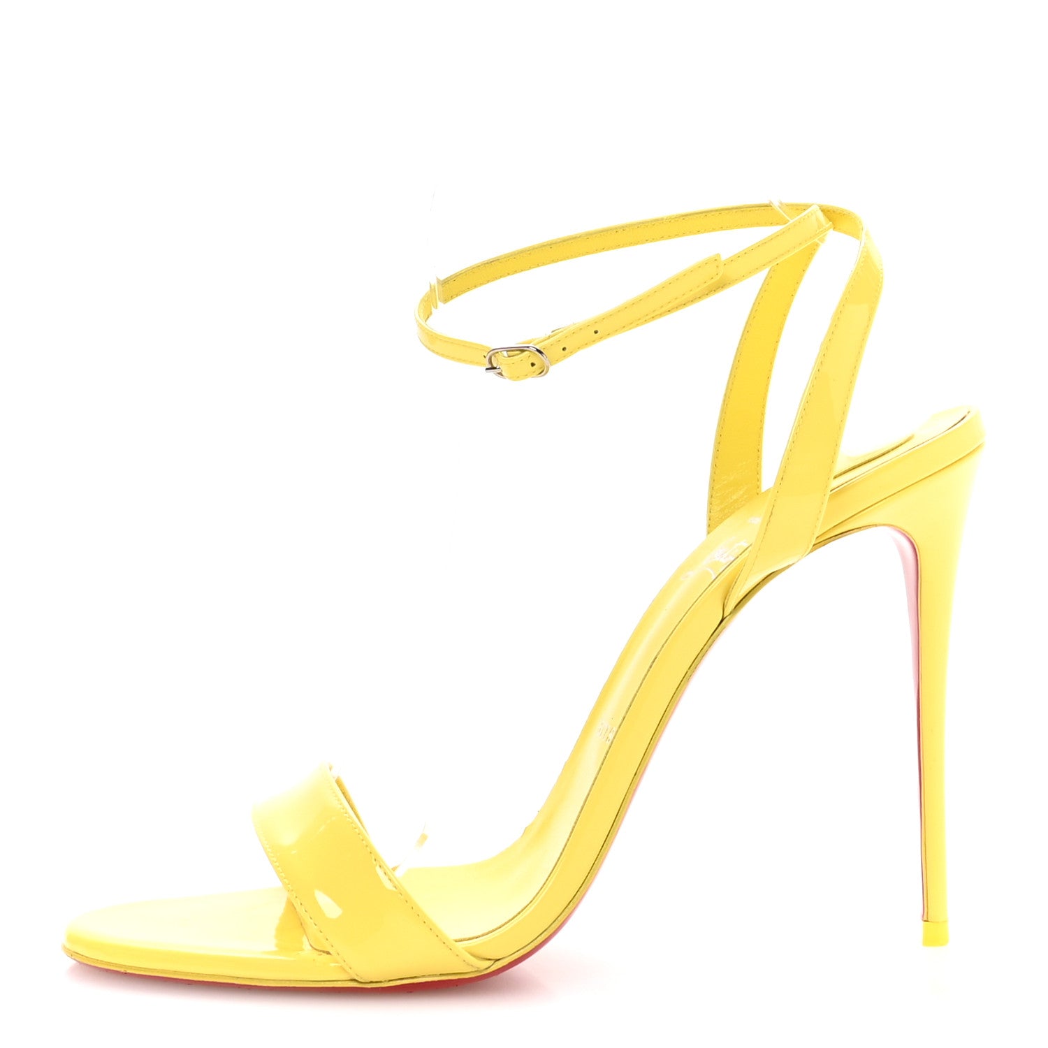 Christian Louboutin Patent Loubigirl 100 Sandals 40 Piou Piou