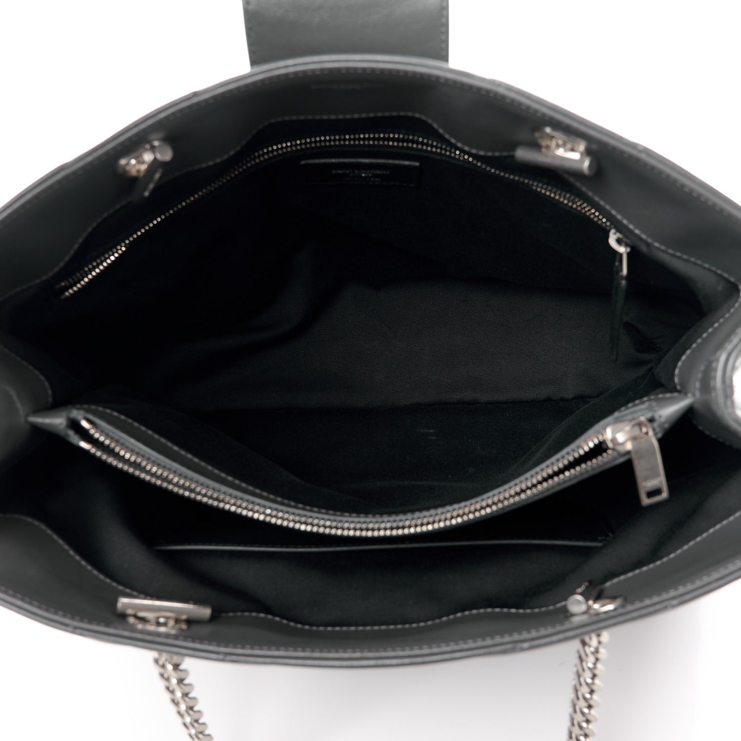 Calfskin Y Quilted Monogram Large Loulou Shopper Fog