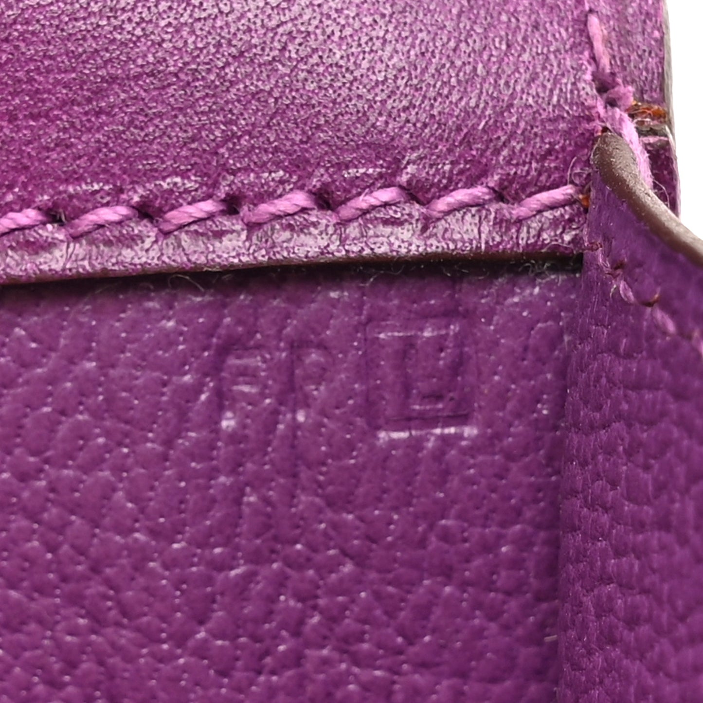 Tadelakt Medor 23 Clutch Violet