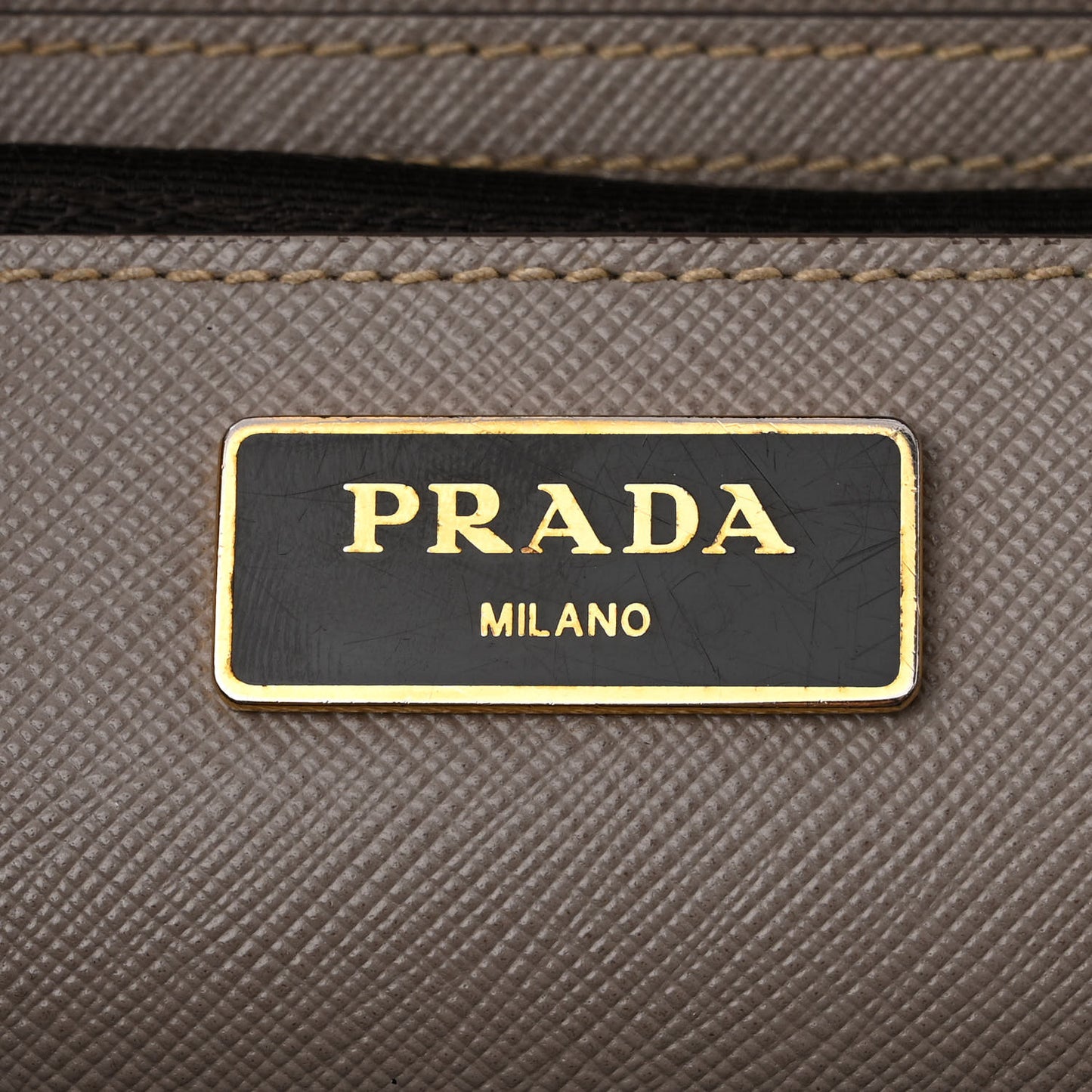 Saffiano Large Galleria Double Zip Tote Argilla