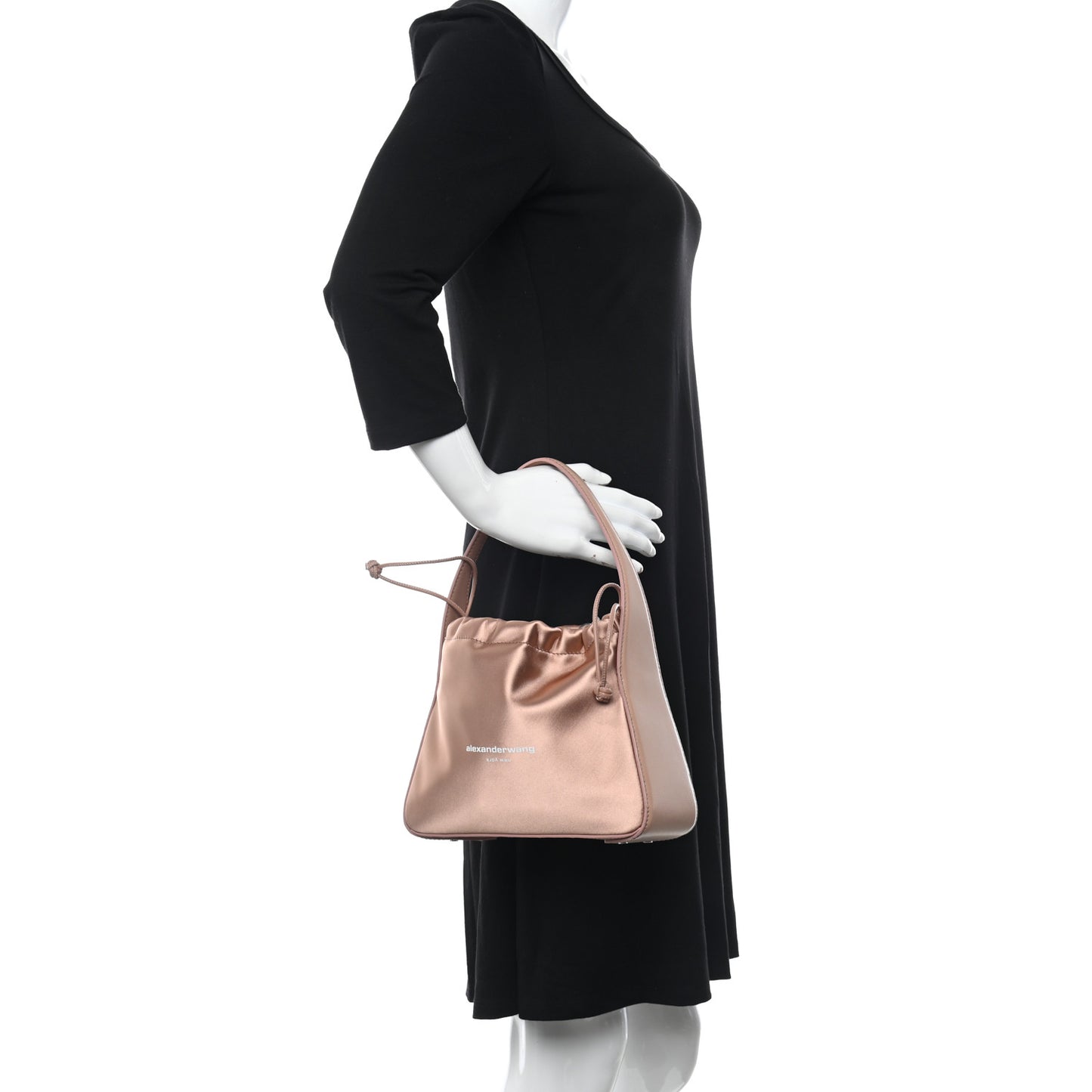 Satin Calfskin Small Ryan Bag Sandstone