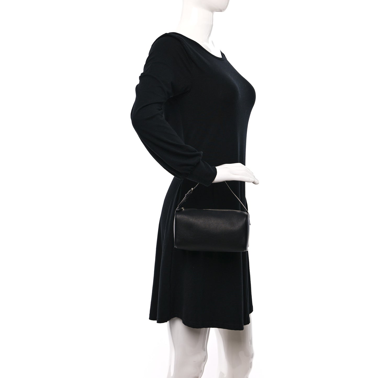 Grained Calfskin 90's Bag Black