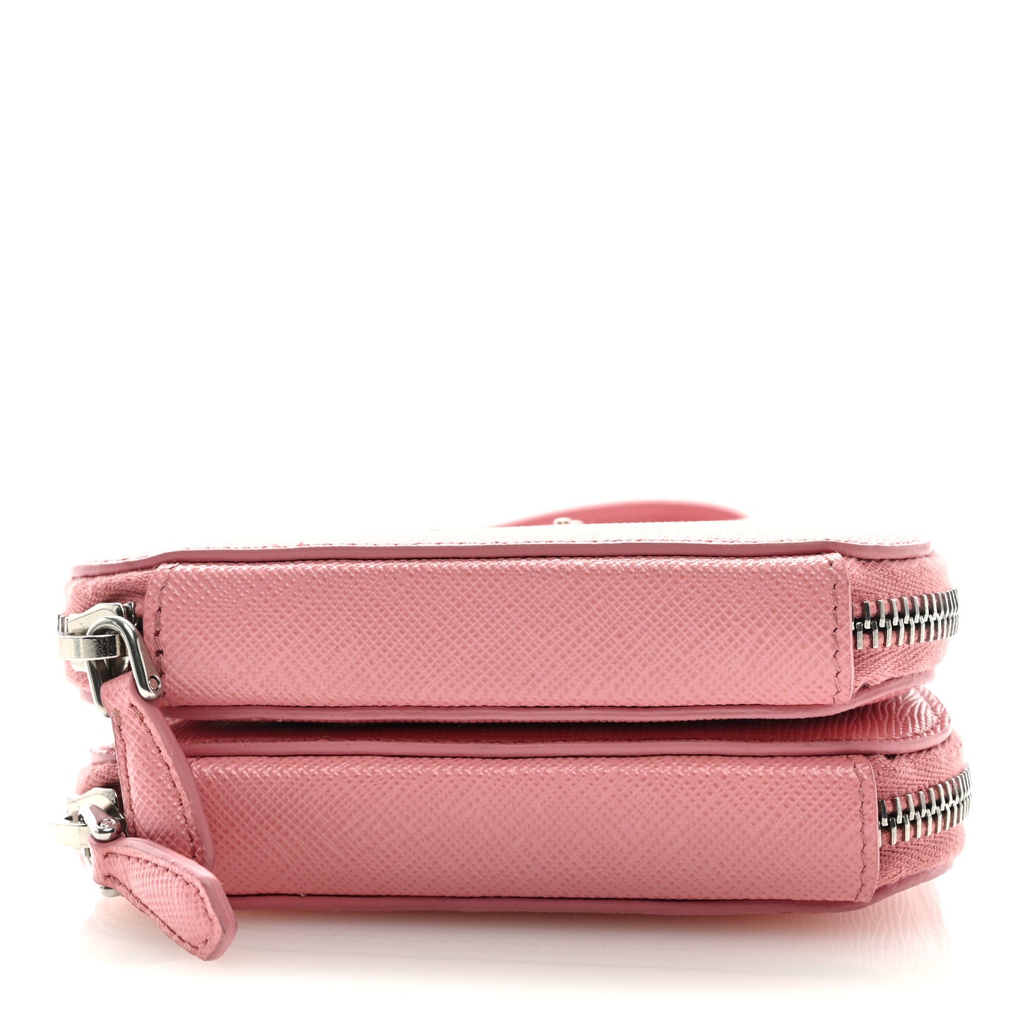 Saffiano Mini Triangle Crossbody Pouch Petalo