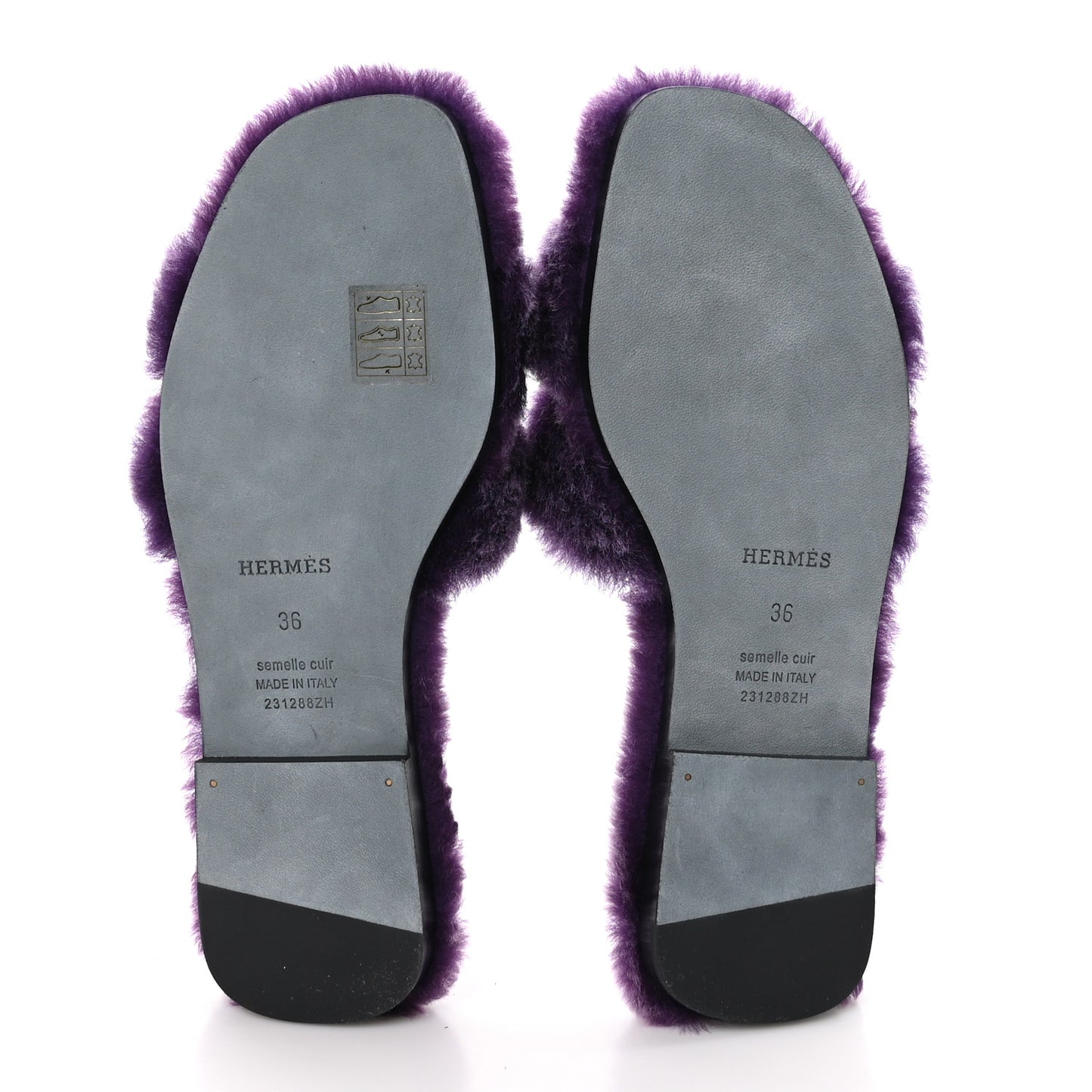 Woolskin Oran Sandals 36 Violet Fonce
