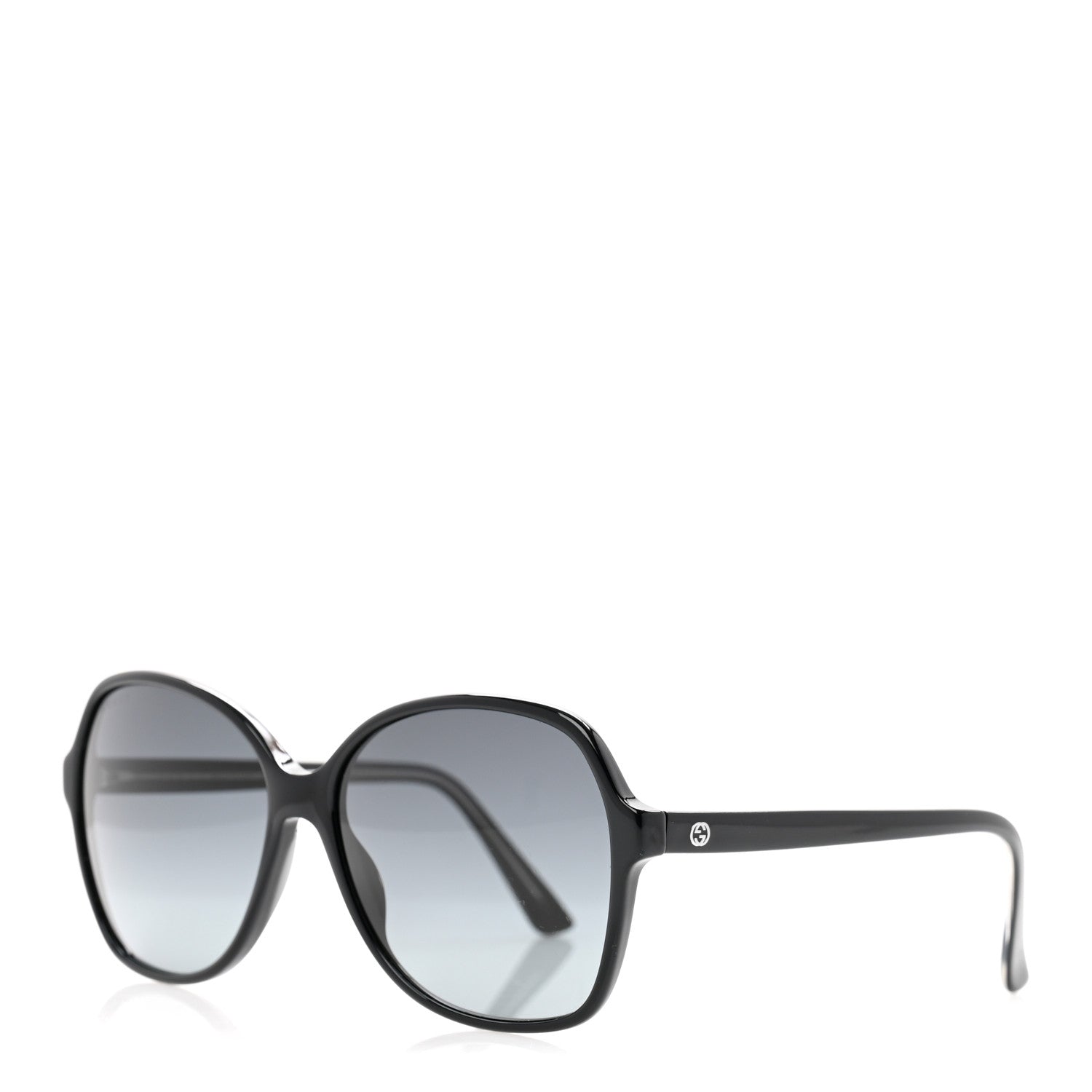 GUCCI - Round-Frame Acetate Sunglasses in Black Gucci Acetate Oversize Round Frame Sunglasses GG0509S Black  main image 4