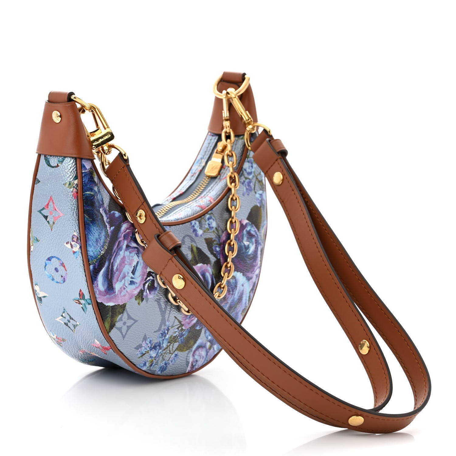 Louis Vuitton Metallic Monogram LV Garden Loop PM Blue 3 of 9