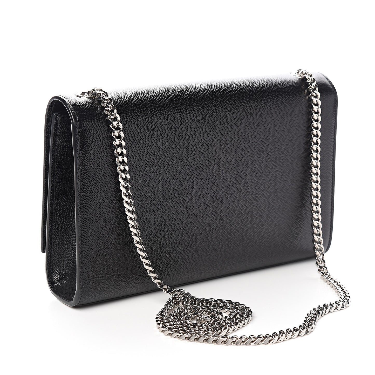 Grain De Poudre Medium Classic Monogram Kate Satchel Black