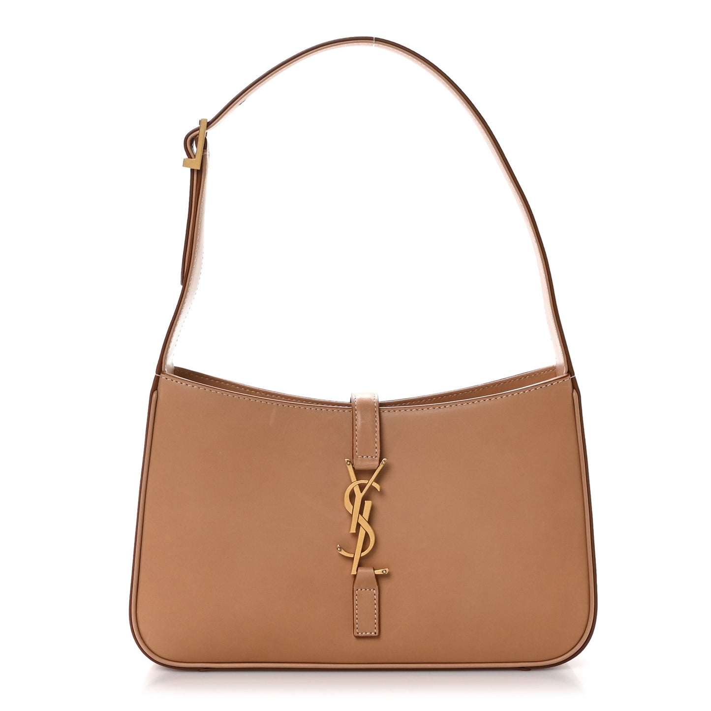 Smooth Calfskin Le 5 A 7 Hobo Brown