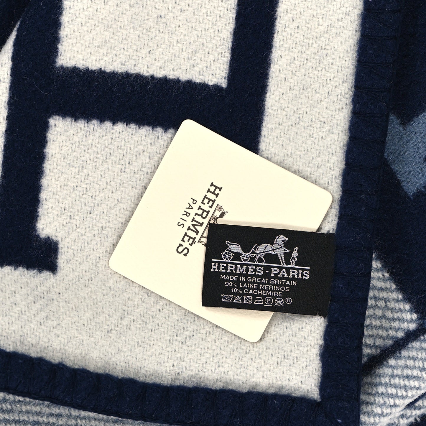 Wool Cashmere Avalon III Blanket Caban Ecru