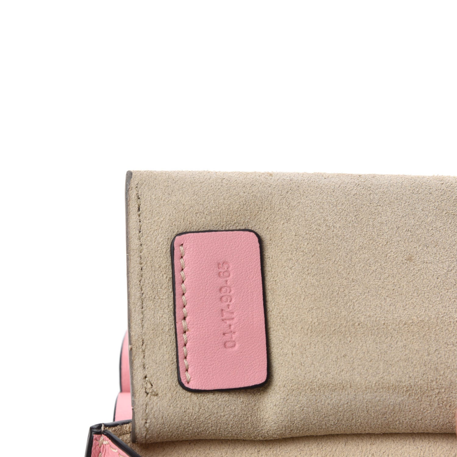 Chloe Suede Calfskin Mini Faye Bracelet Bag Washed Pink 9 of 10