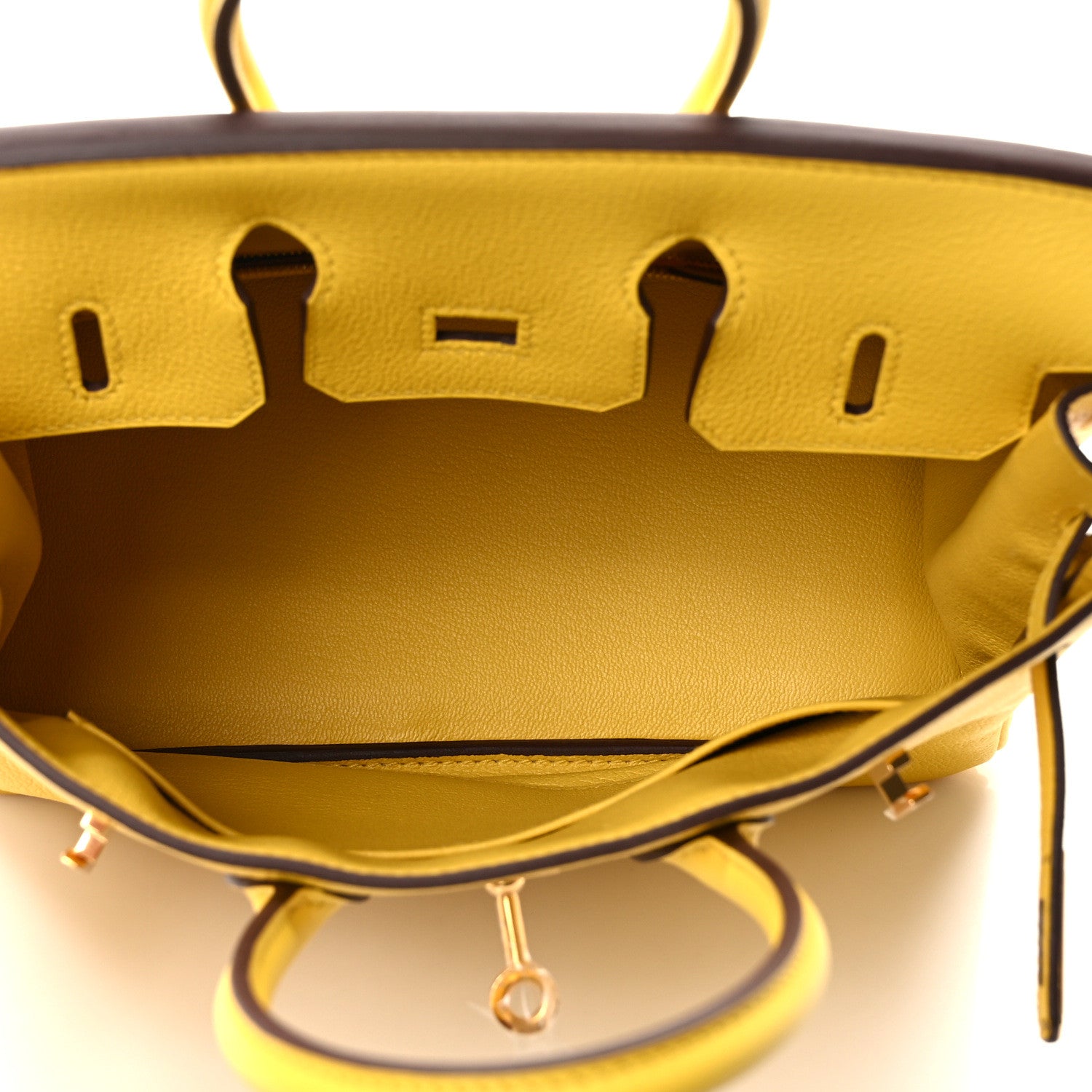 Hermes Taurillon Novillo Birkin 25 Jaune De Naples 5 of 10