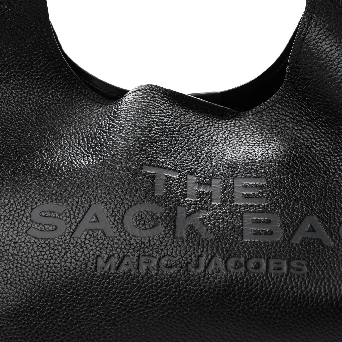 Grained Calfskin Medium The Sack Bag Black
