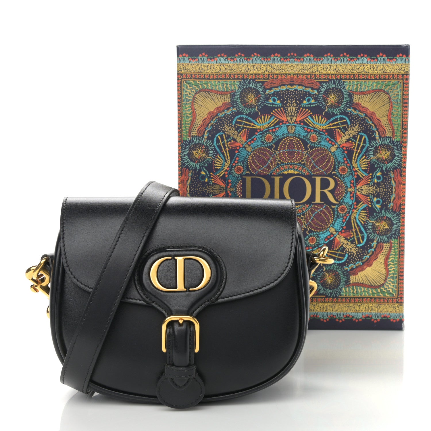 Christian Dior Box Calfskin Small Bobby Flap Black 10 of 10