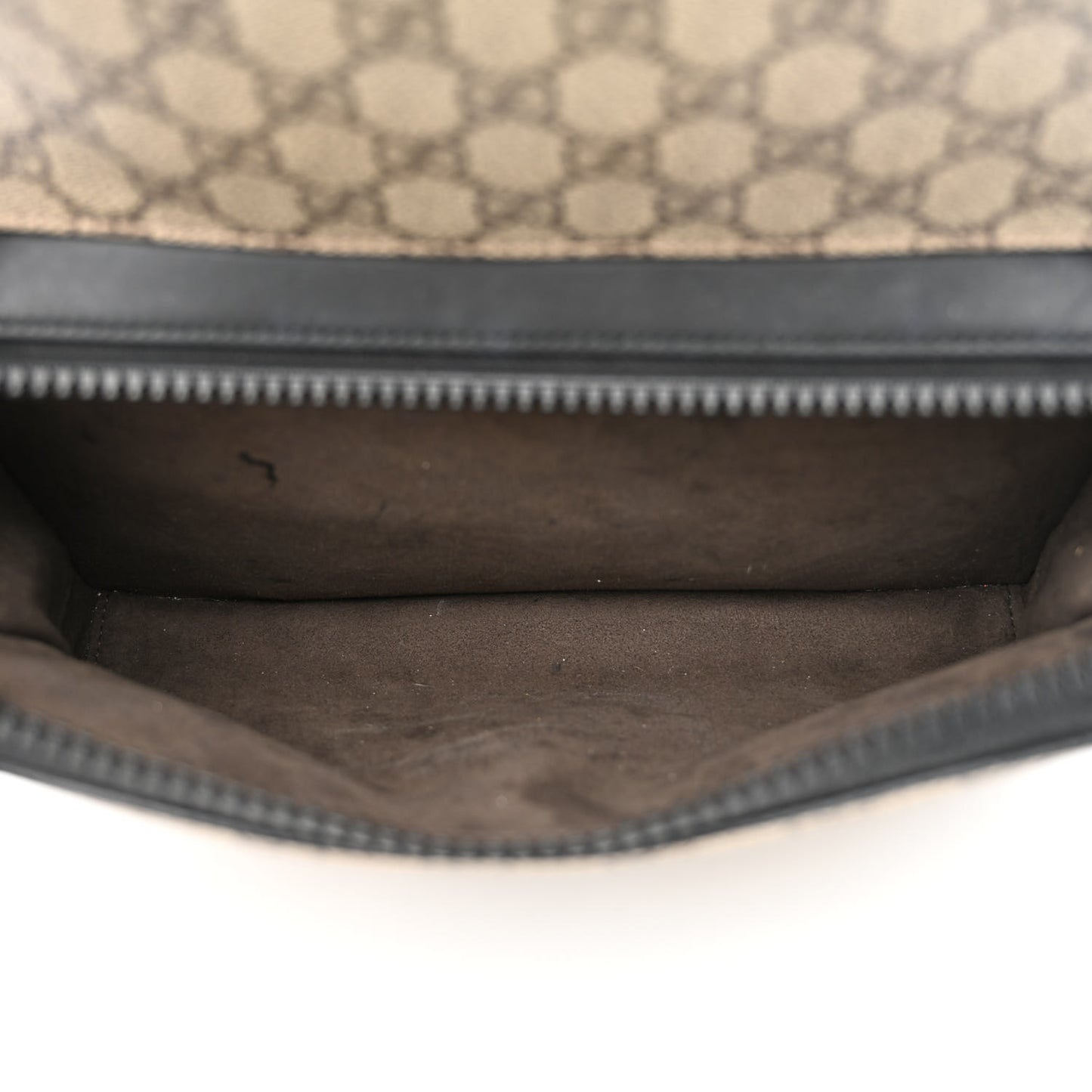 GG Supreme Monogram Medium Backpack Black
