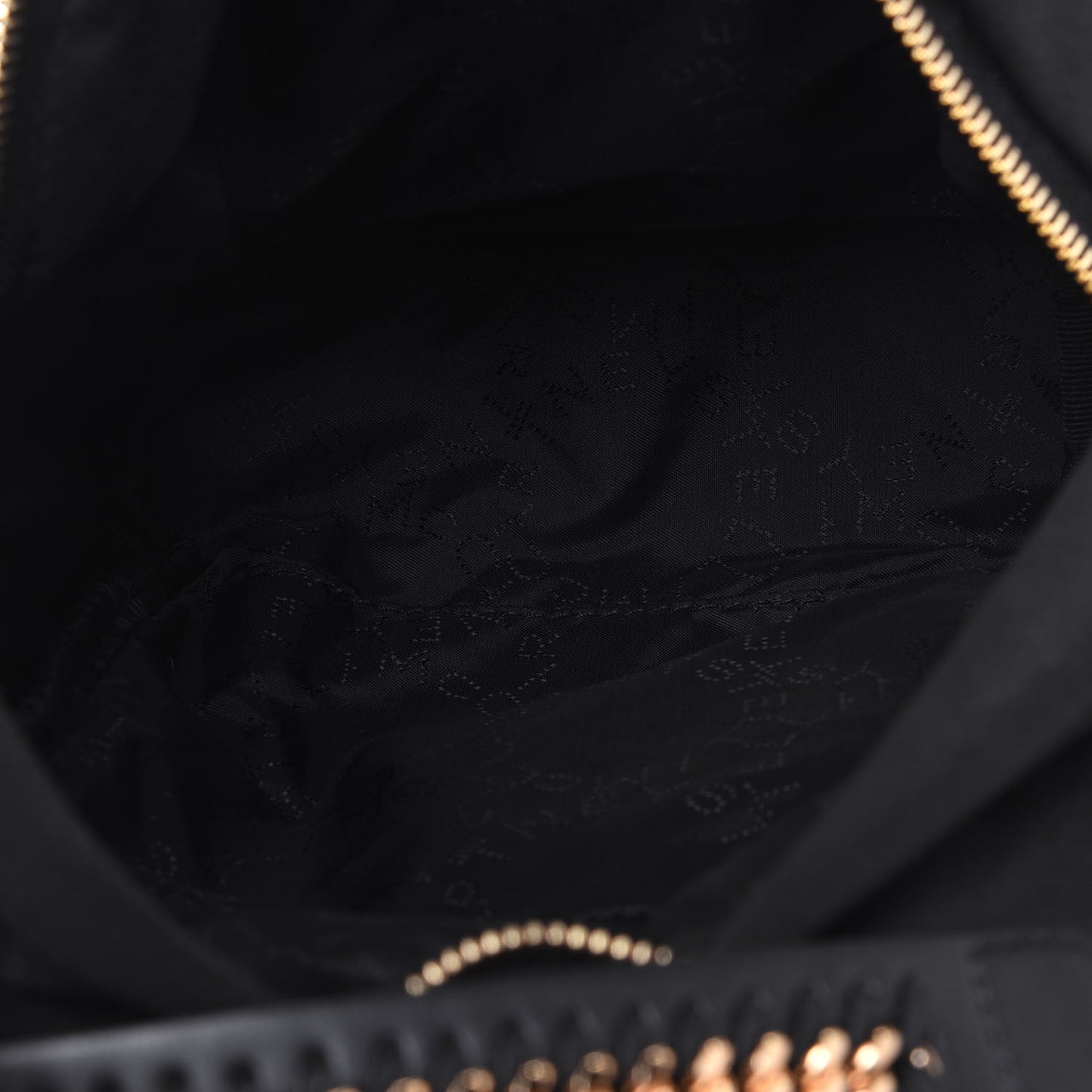 Nylon Eco Alter Nappa Mini Falabella GO Backpack Black
