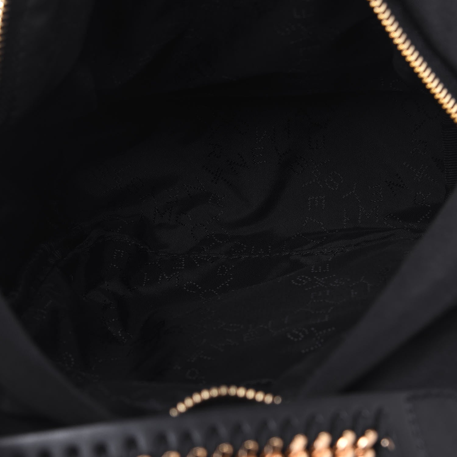 Stella McCartney Nylon Eco Alter Nappa Mini Falabella GO Backpack Black 4 of 16