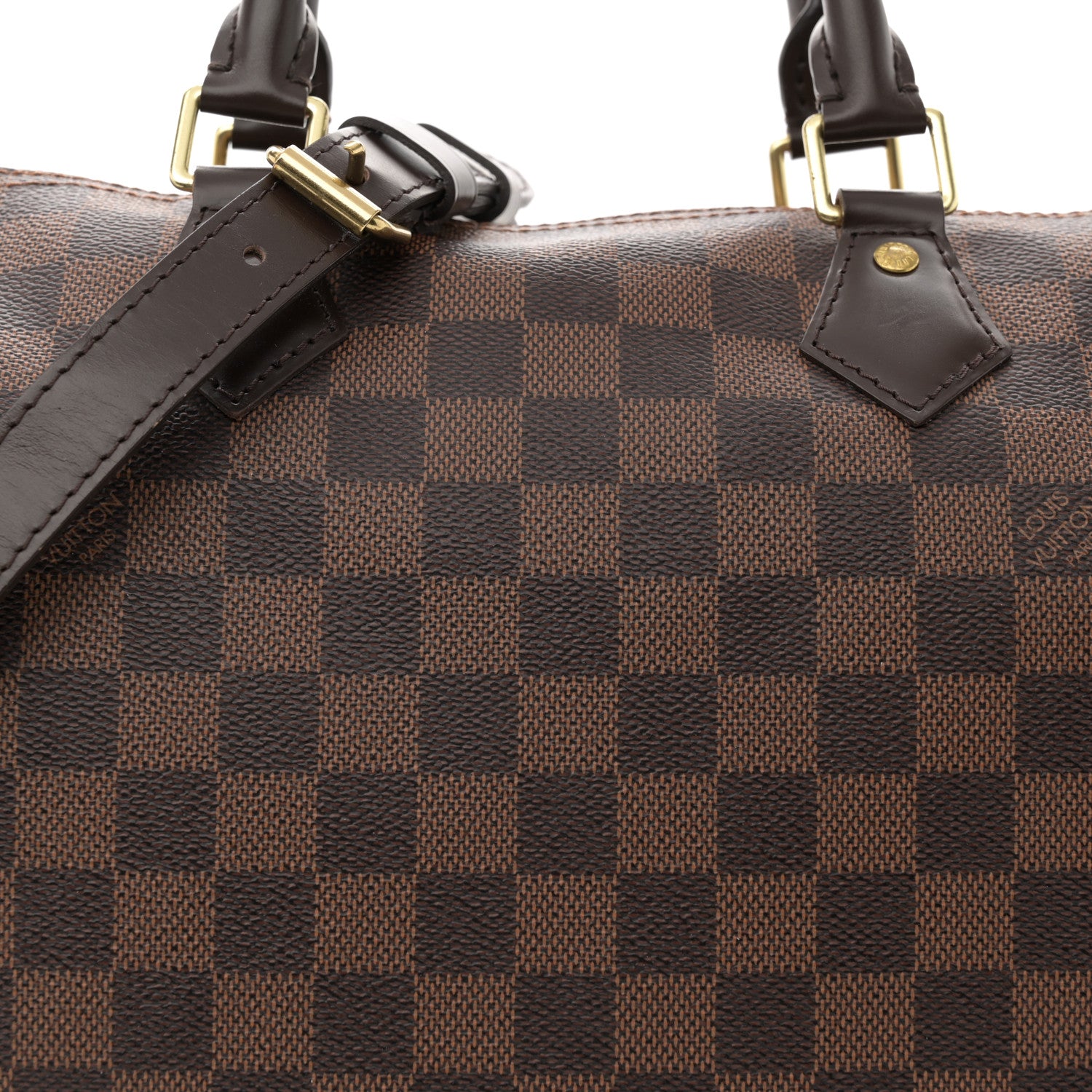 Louis Vuitton Damier Ebene Speedy Bandouliere 30 8 of 12